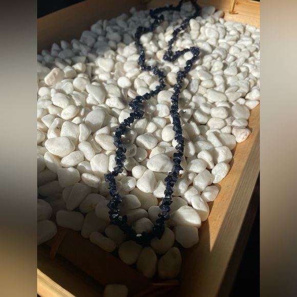 Blue Goldstone Necklace - Picture 11 of 14